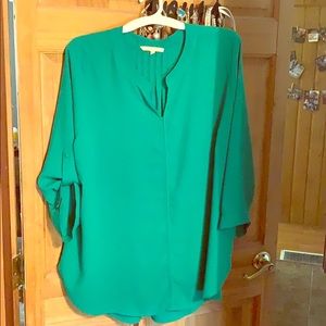 Kelly Green Tunic Top